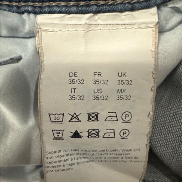 Hugo Boss Mens Slim Fit Jeans 35/32 Blue Denim - Picture 4 of 6